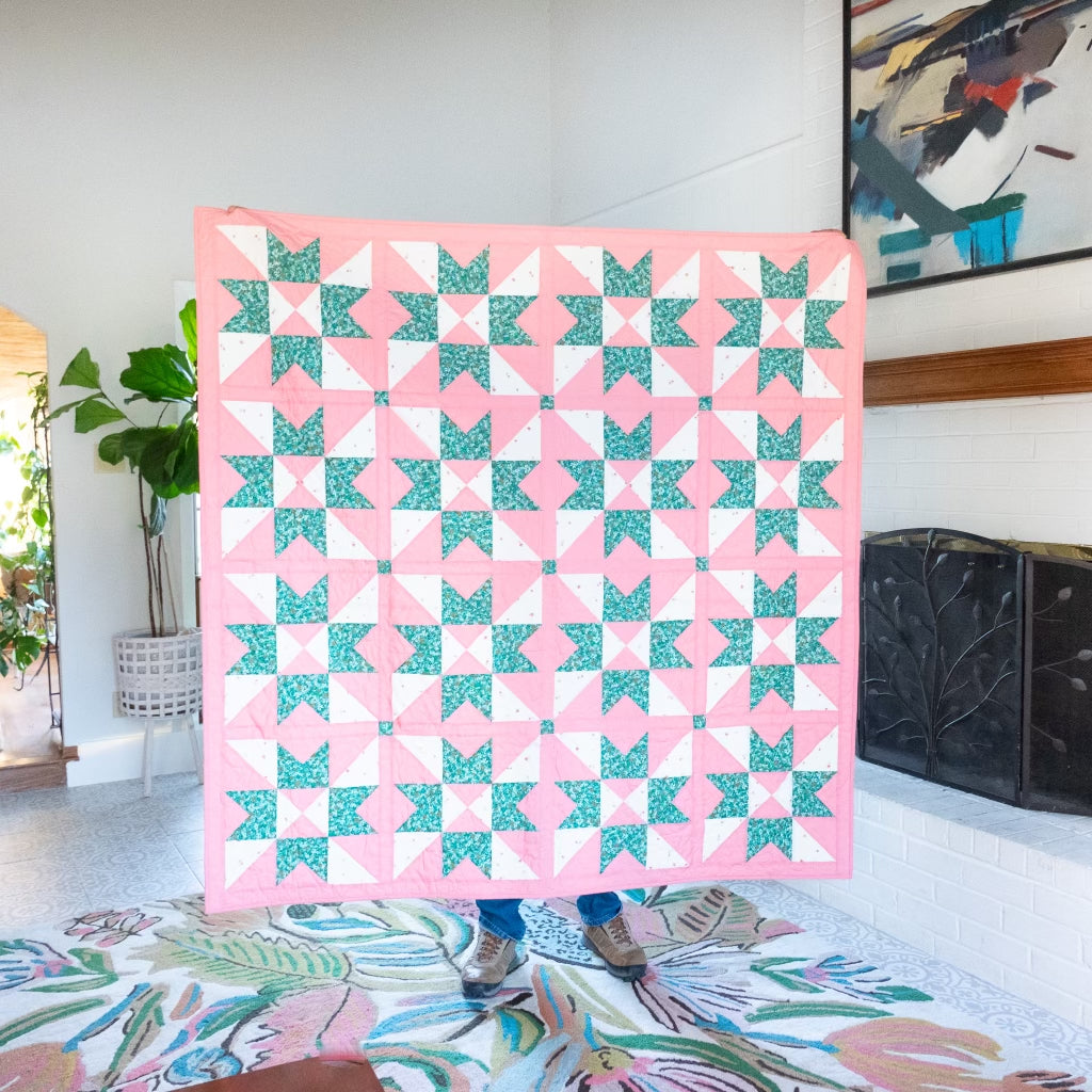 Dancing Jasmines Quilt - PDF Pattern