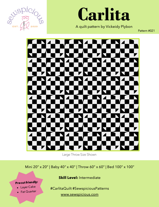 Carlita Quilt - PDF Pattern