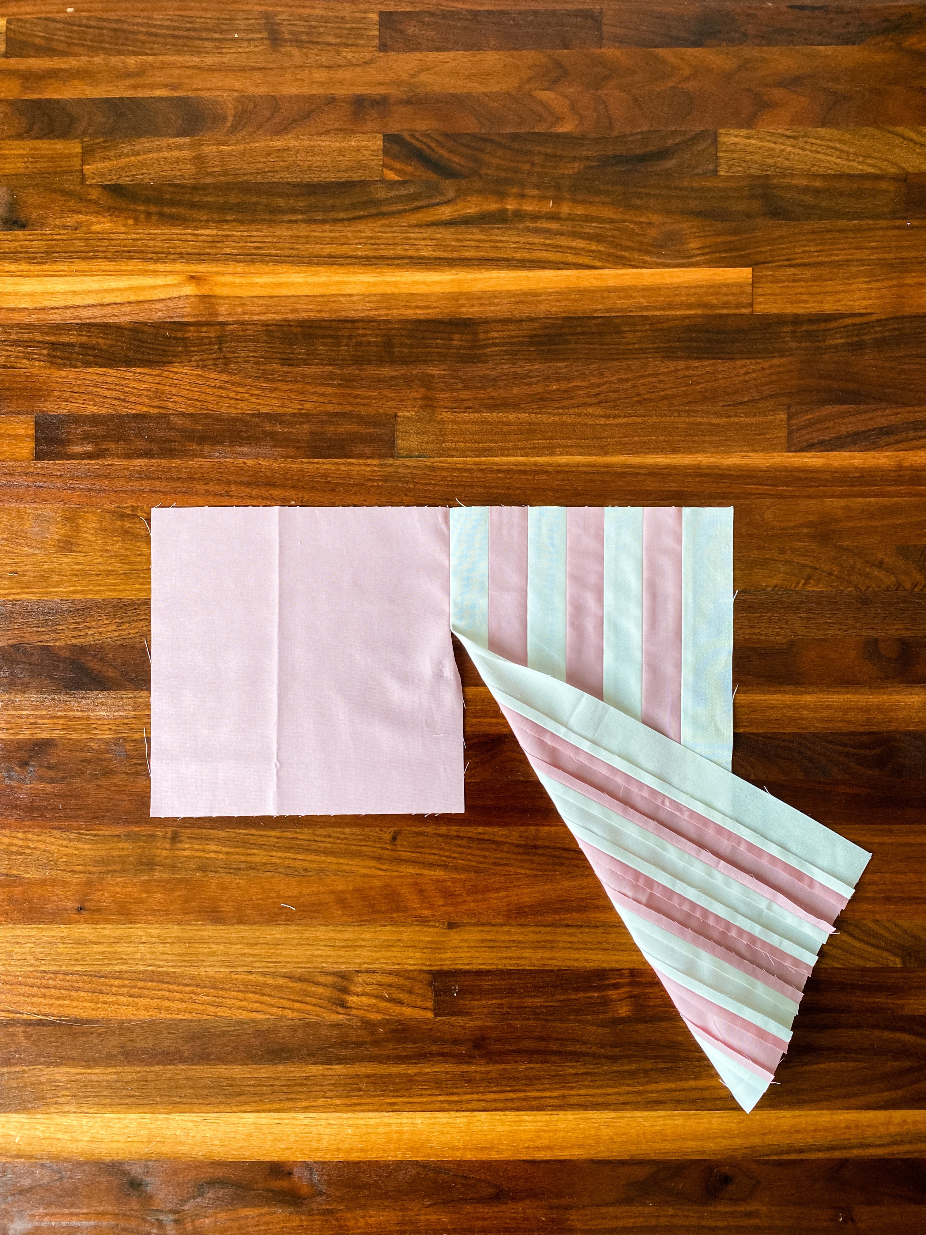 Sewing the Windmill Weave Quilt Top with the partial seam method