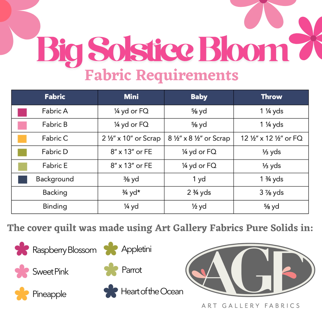 Big Solstice Bloom - PDF Pattern