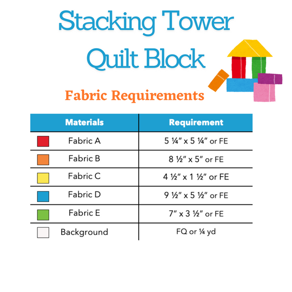 Stacking Tower Block - PDF Pattern – Sewspicious